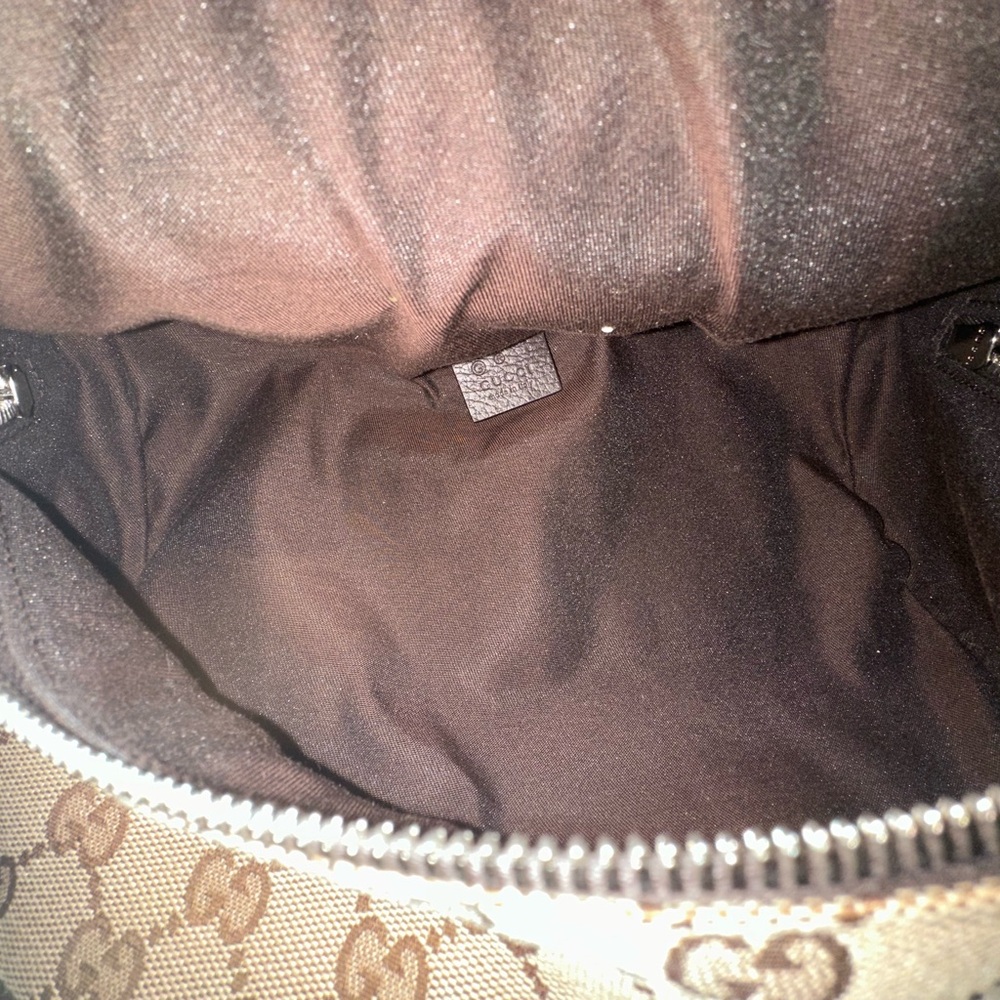 Gucci Brown Monogram Belt Bag - Picture 9 of 12